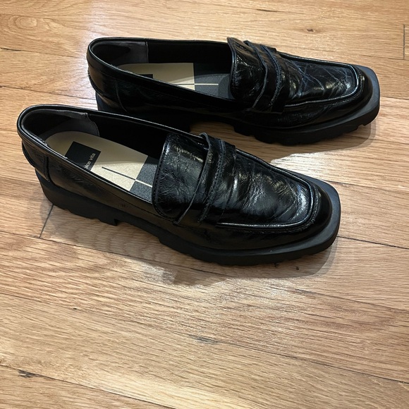 Dolce Vita Black Women's Loafers - Picture 3 of 6